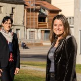Anne-Laure Couchepin Vouilloz, présidente de Martigny et de Sinergy (à gauche) et Florence Carron Darbellay, présidente de Martigny-Combe